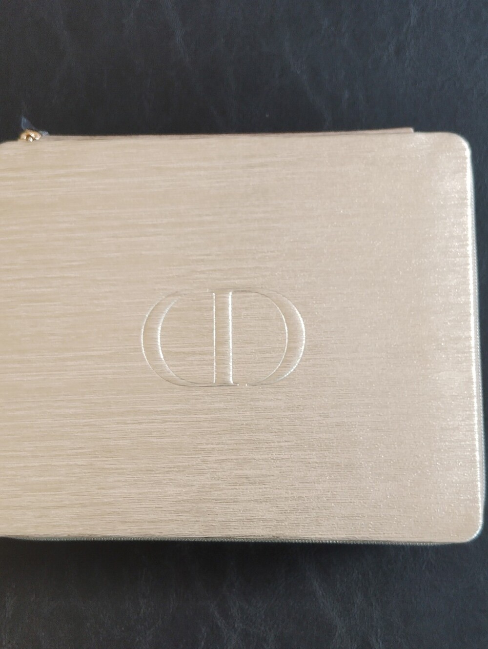 Dior Gold Embossed Accessory Case